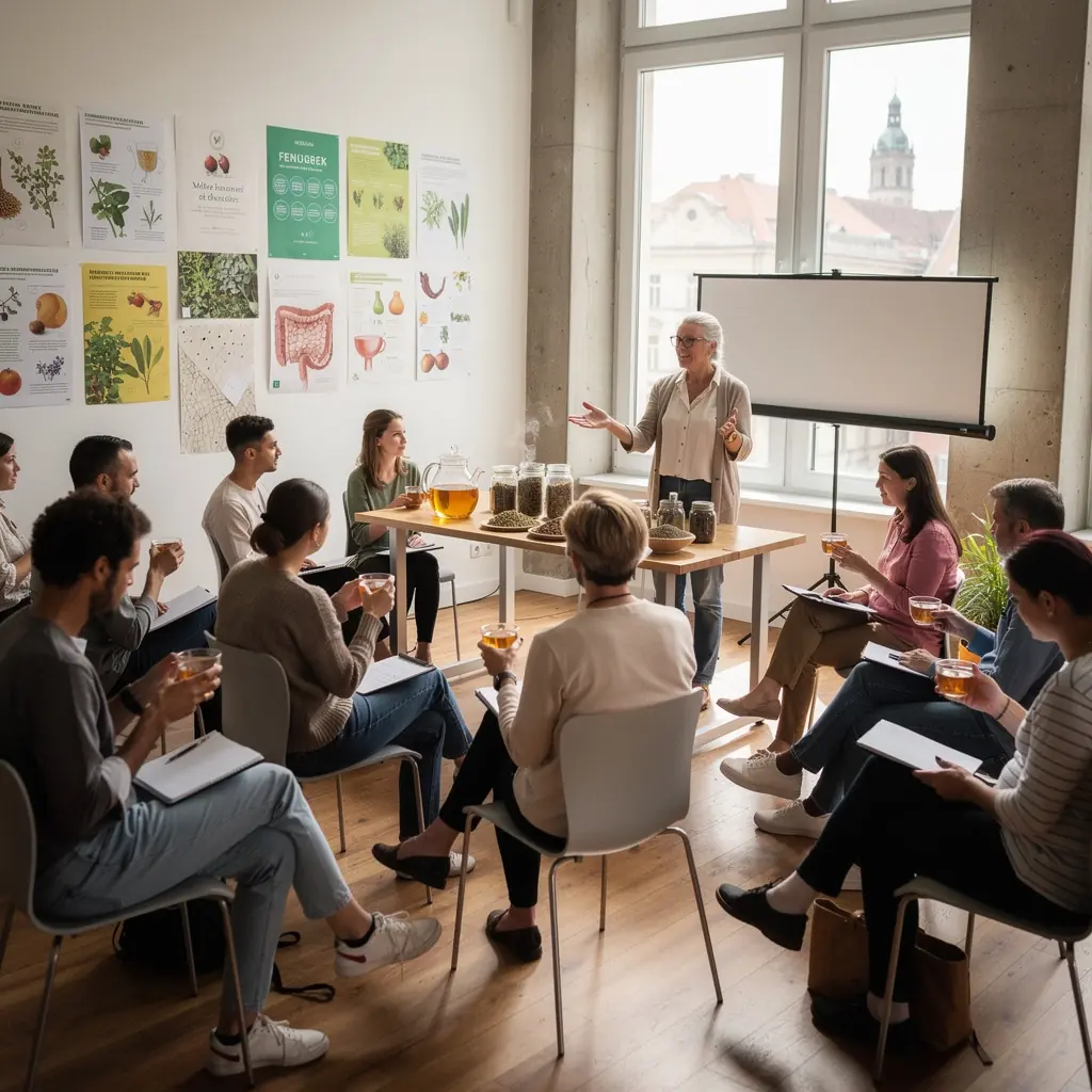 Friss fenugreek magok, amelyek a tea ízét gazdagítják.