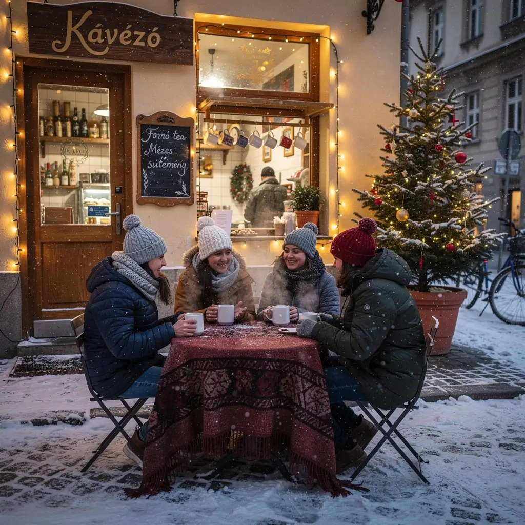 Fenugreek magokból készült tea, mézes színű folyadék egy csésze mellett.